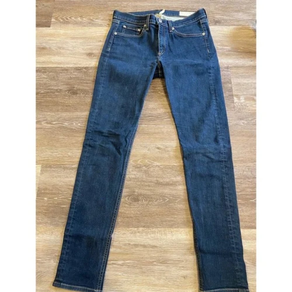 Rag & Bone - Clean Indigo - High Rise Skinny Jeans Style W1519M303